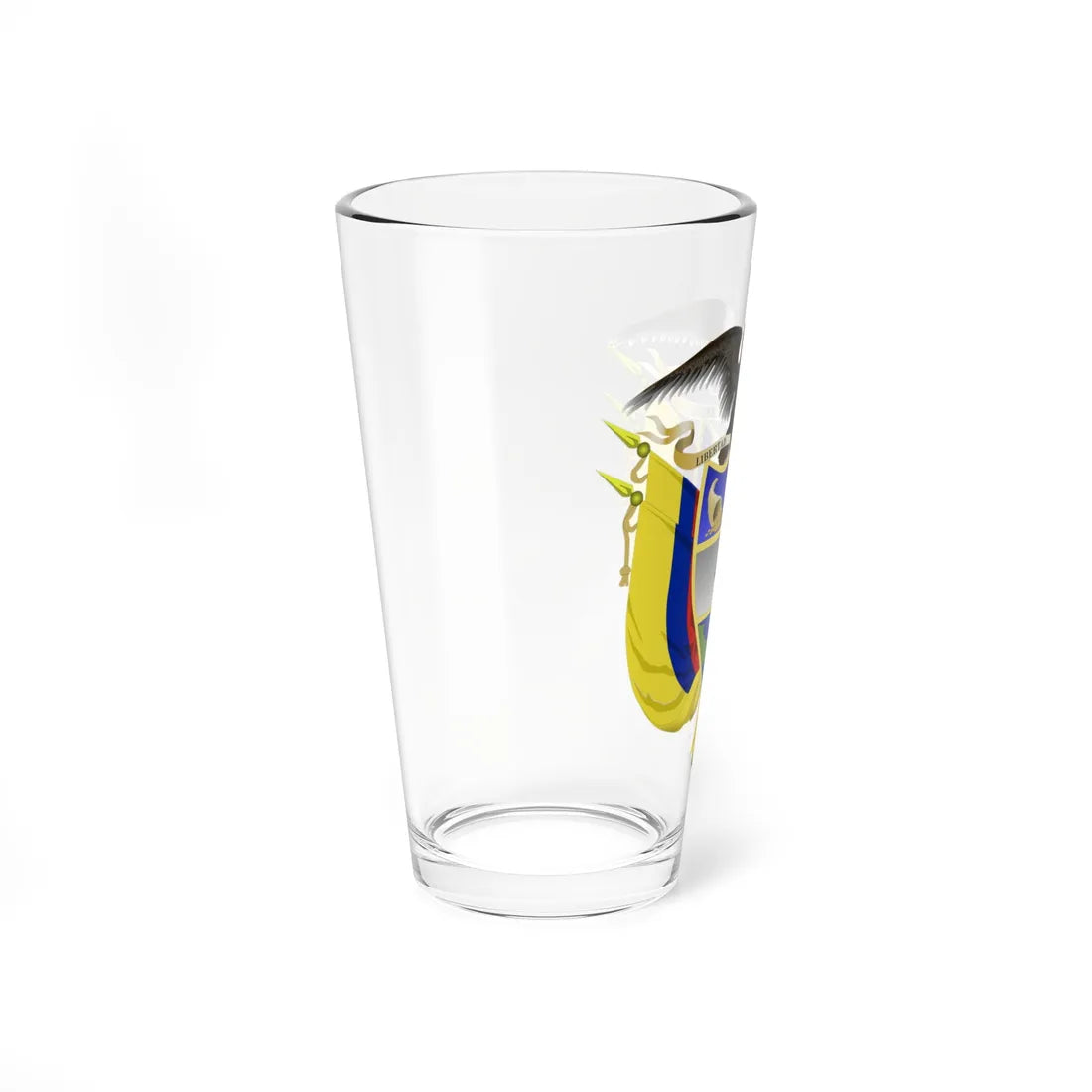 Coat of arms of Colombia 4 (Colombia) (Coat of Arms) Pint Glass 16oz - Go Mug Yourself