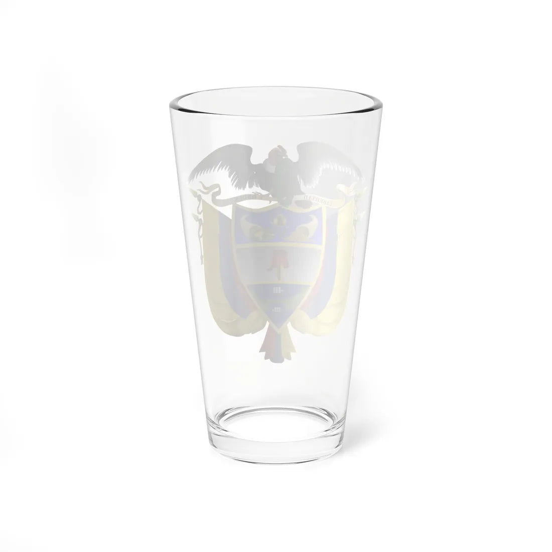 Coat of arms of Colombia 4 (Colombia) (Coat of Arms) Pint Glass 16oz - Go Mug Yourself