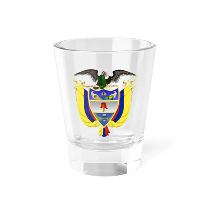 Coat of arms of Colombia 4 (Colombia) (Coat of Arms) Shot Glass 1.5oz 1.5oz - Go Mug Yourself