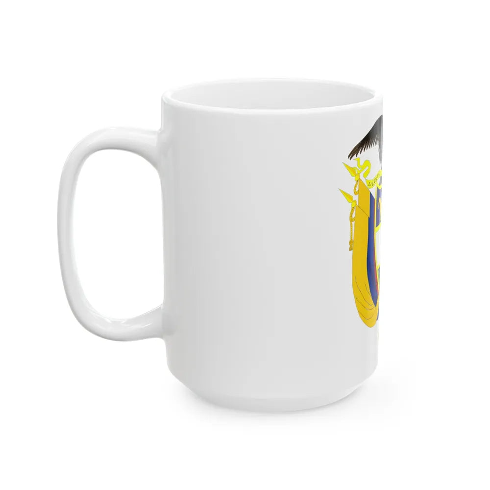 Coat of arms of Colombia 4 - White Coffee Mug-Go Mug Yourself