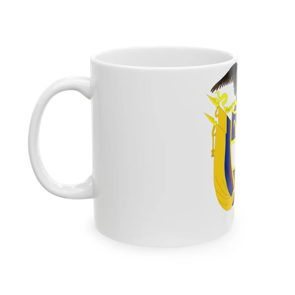 Coat of arms of Colombia 4 - White Coffee Mug-Go Mug Yourself