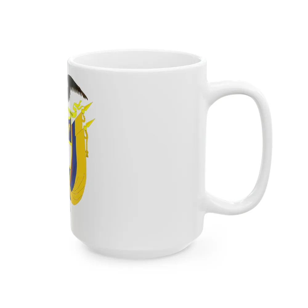 Coat of arms of Colombia 4 - White Coffee Mug-Go Mug Yourself