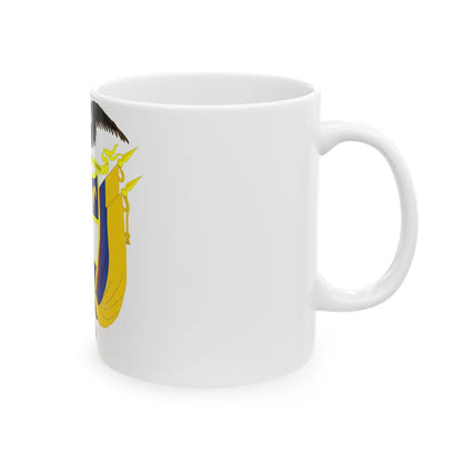 Coat of arms of Colombia 4 - White Coffee Mug-Go Mug Yourself