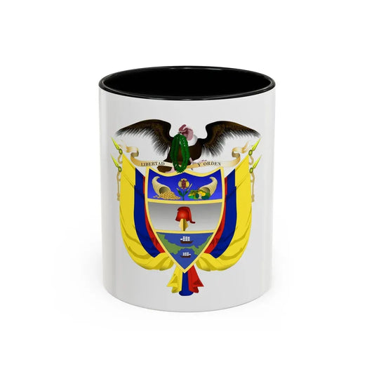 Coat of arms of Colombia 5 - Accent Coffee Mug 11oz Black - Go Mug Yourself
