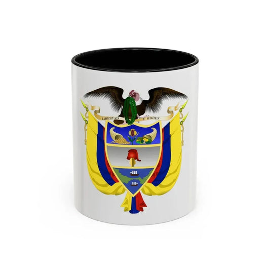 Coat of arms of Colombia 5 - Accent Coffee Mug 11oz Black - Go Mug Yourself