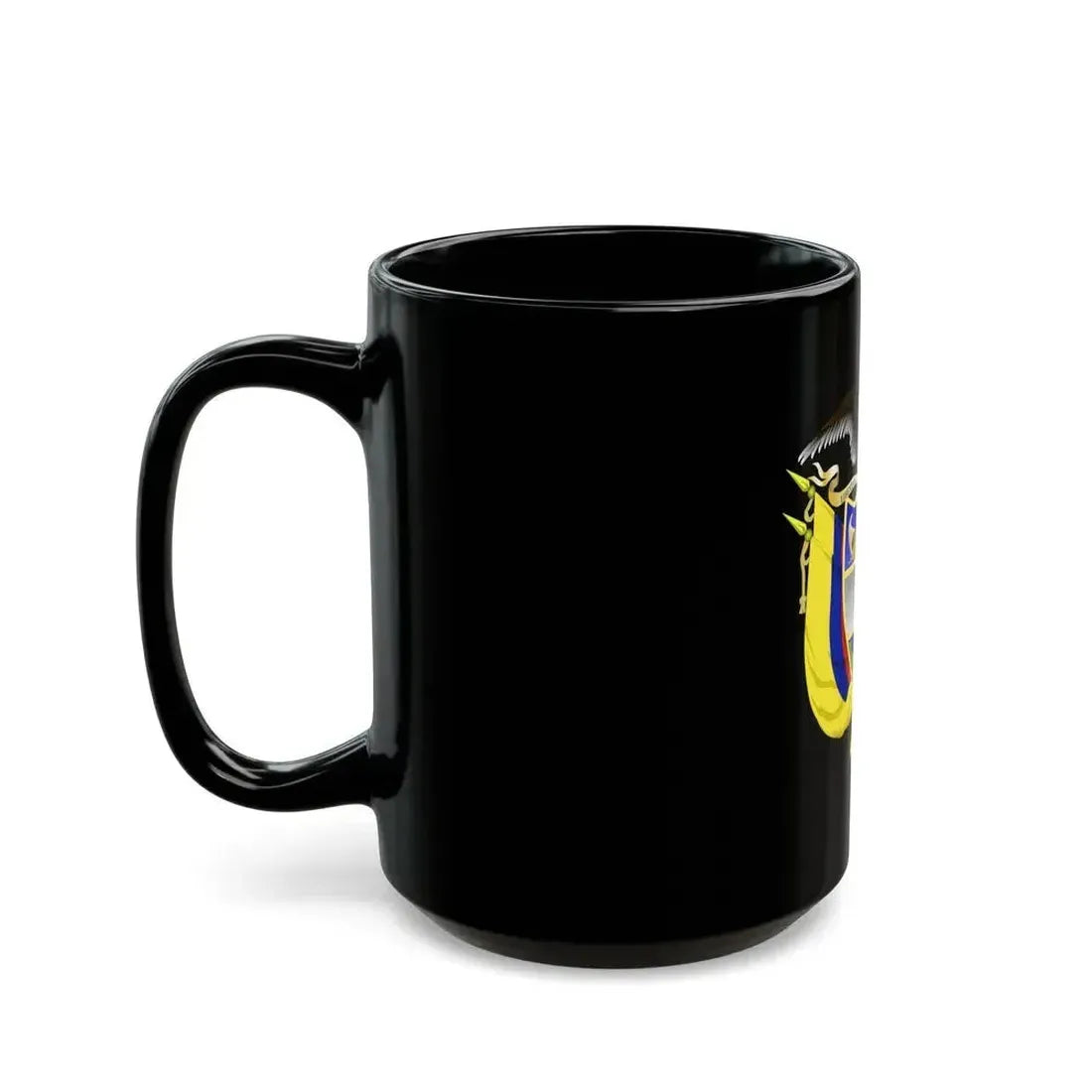 Coat of arms of Colombia 5 - Black Coffee Mug - Go Mug Yourself