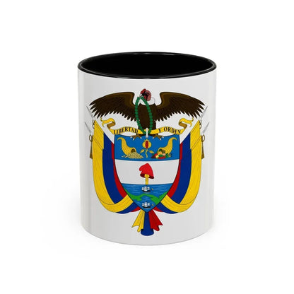 Coat of arms of Colombia - Accent Coffee Mug 11oz Black - Go Mug Yourself