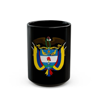 Coat of arms of Colombia - Black Coffee Mug-15oz-Go Mug Yourself