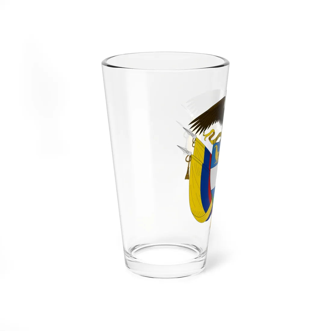 Coat of arms of Colombia (Colombia) (Coat of Arms) Pint Glass 16oz - Go Mug Yourself