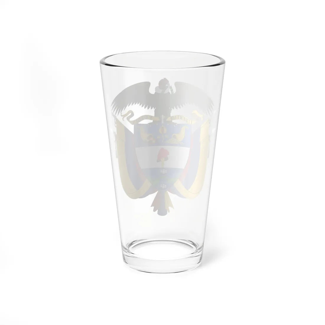 Coat of arms of Colombia (Colombia) (Coat of Arms) Pint Glass 16oz - Go Mug Yourself