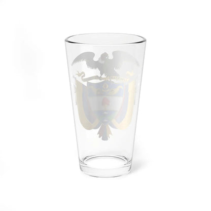 Coat of arms of Colombia Regular use (Colombia) (Coat of Arms) Pint Glass 16oz - Go Mug Yourself
