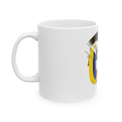 Coat of arms of Colombia - White Coffee Mug-Go Mug Yourself