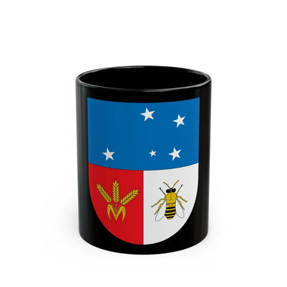 Coat of arms of Colonia Department - Black Coffee Mug-11oz-Go Mug Yourself