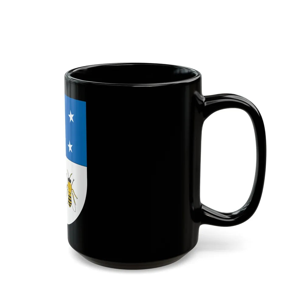 Coat of arms of Colonia Department - Black Coffee Mug-Go Mug Yourself