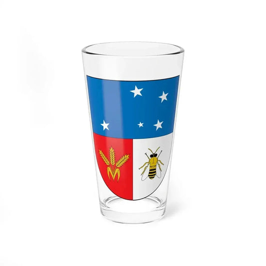 Coat of arms of Colonia Department - Pint Glass 16oz 16oz - Go Mug Yourself
