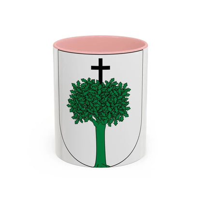 Coat of arms of Colonial Brazil - Accent Coffee Mug 11oz Pink - Go Mug Yourself