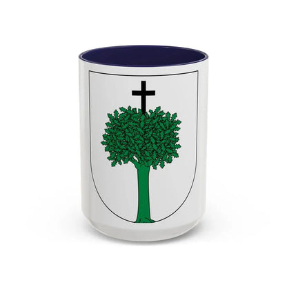 Coat of arms of Colonial Brazil - Accent Coffee Mug 15oz Navy - Go Mug Yourself