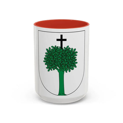 Coat of arms of Colonial Brazil - Accent Coffee Mug 15oz Red - Go Mug Yourself