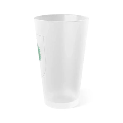 Coat of arms of Colonial Brazil - Frosted Pint Glass 16oz - Go Mug Yourself