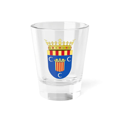 Coat of Arms of Comunidad de Calatayud (Spain) (Coat of Arms) Shot Glass 1.5oz 1.5oz - Go Mug Yourself
