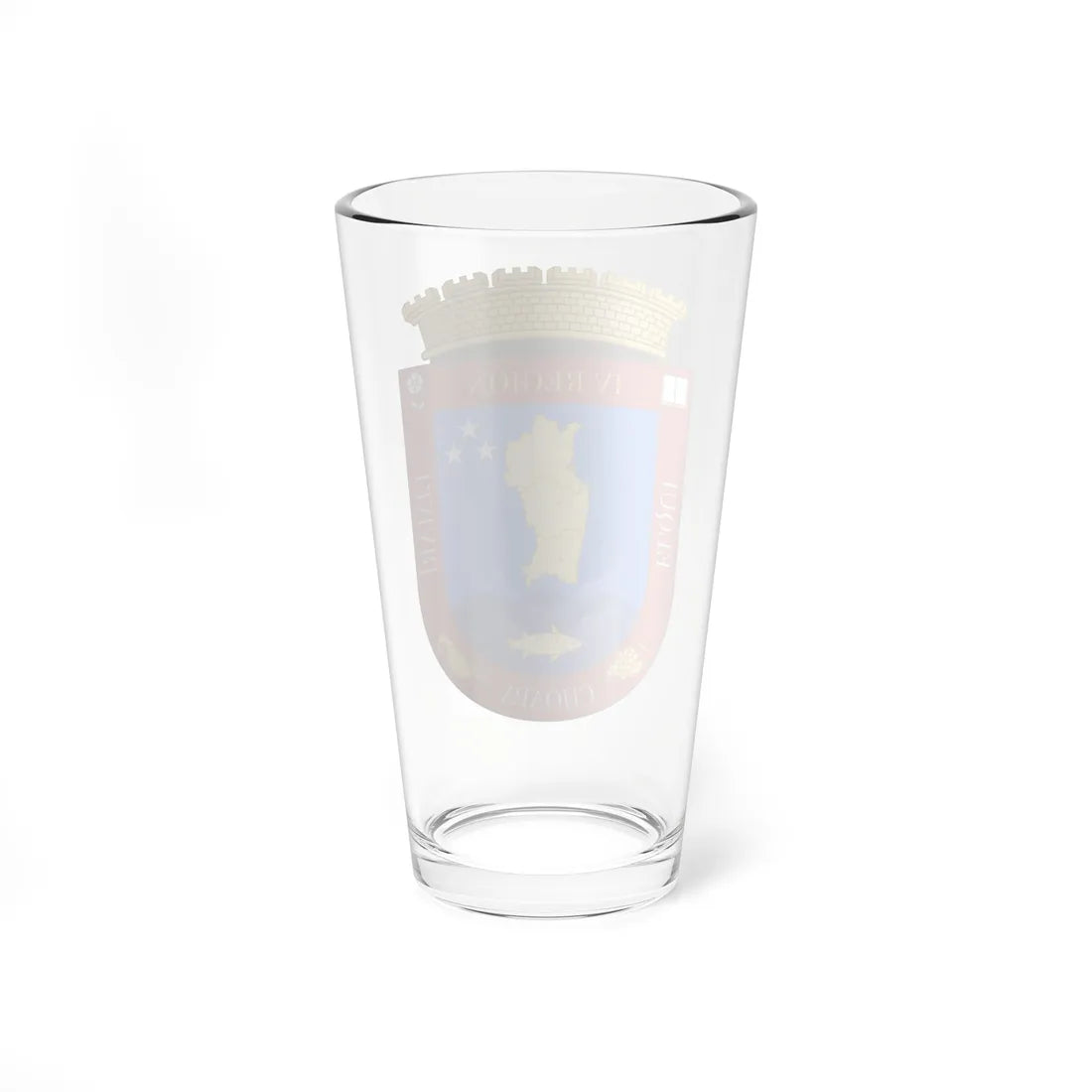 Coat of Arms of Coquimbo Region (Chile) (Coat of Arms) Pint Glass 16oz - Go Mug Yourself