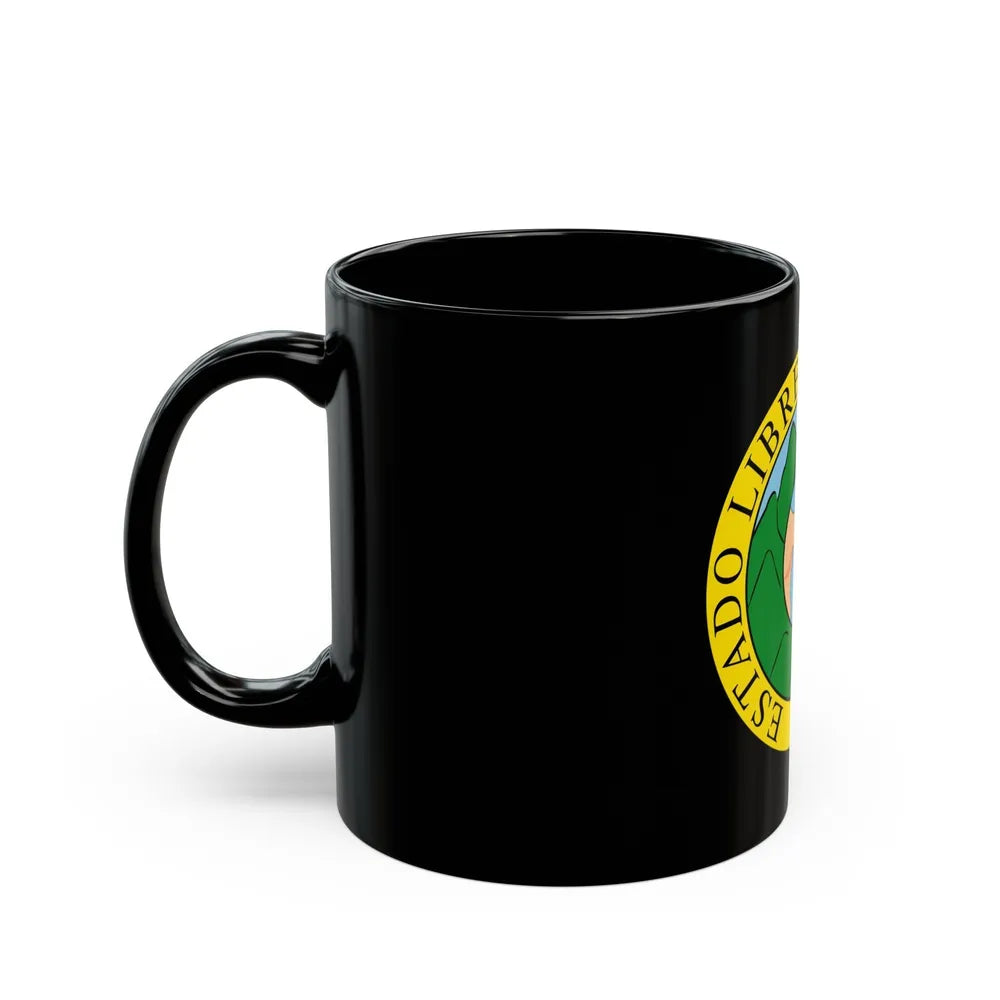 Coat of arms of Costa Rica (1824-1840 and 1842-1848) - Black Coffee Mug-Go Mug Yourself