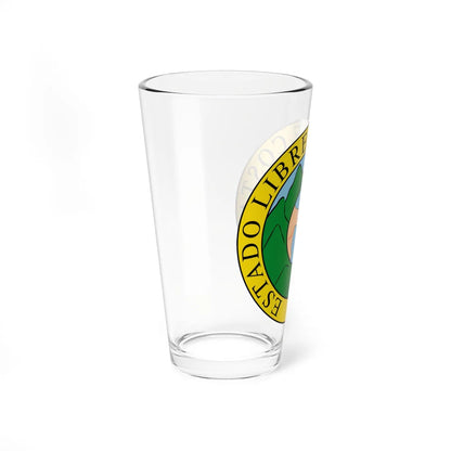 Coat of arms of Costa Rica 1824-1840 and 1842-1848 (Costa Rica) (Coat of Arms) Pint Glass 16oz - Go Mug Yourself