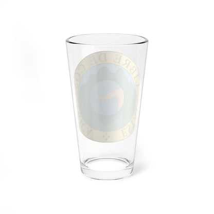 Coat of arms of Costa Rica 1824-1840 and 1842-1848 (Costa Rica) (Coat of Arms) Pint Glass 16oz - Go Mug Yourself