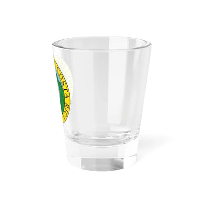 Coat of arms of Costa Rica 1824-1840 and 1842-1848 (Costa Rica) (Coat of Arms) Shot Glass 1.5oz - Go Mug Yourself