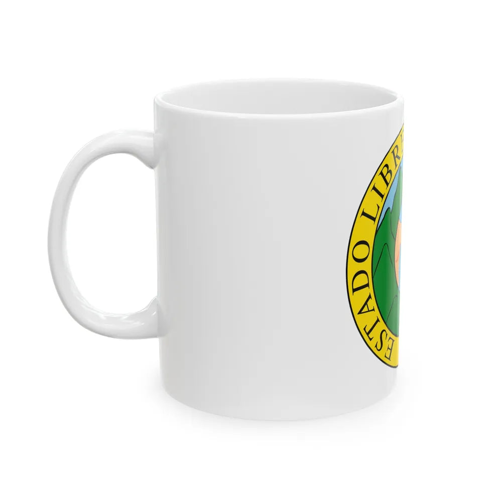 Coat of arms of Costa Rica (1824-1840 and 1842-1848) - White Coffee Mug-Go Mug Yourself