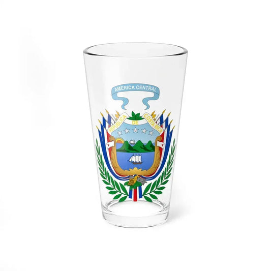 Coat of arms of Costa Rica (1848-1906) - Pint Glass 16oz 16oz - Go Mug Yourself