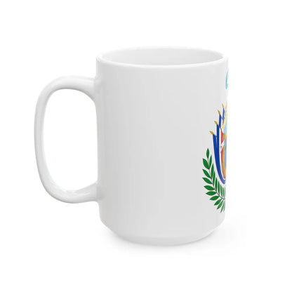 Coat of arms of Costa Rica (1848-1906) - White Coffee Mug-Go Mug Yourself