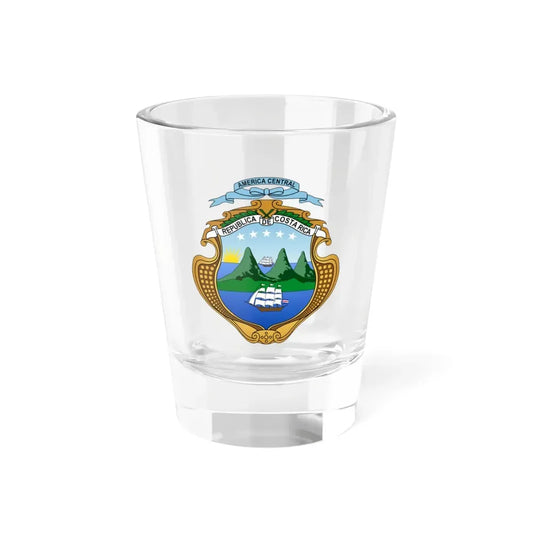 Coat of arms of Costa Rica (1906-1964) - Shot Glass 1.5oz 1.5oz - Go Mug Yourself
