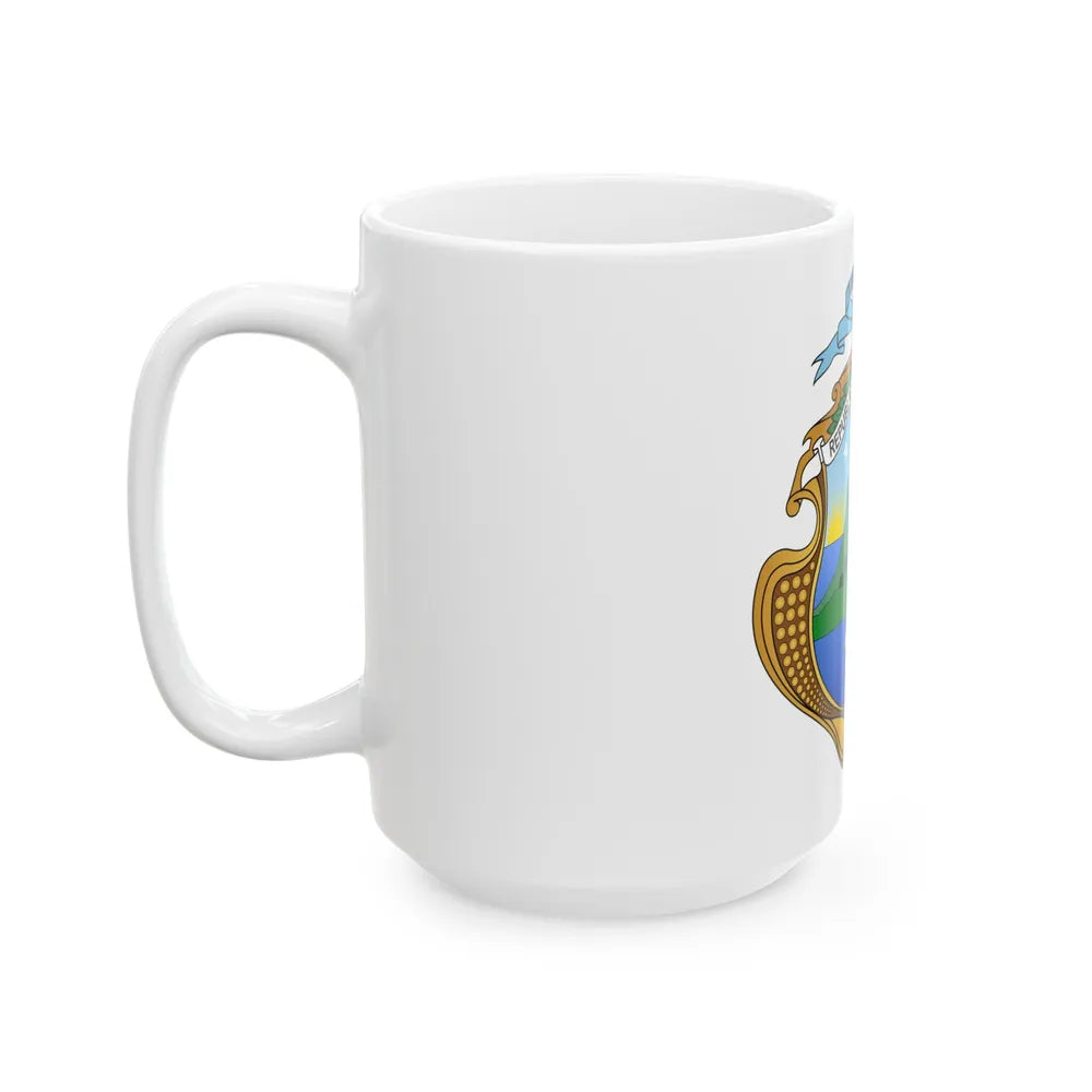 Coat of arms of Costa Rica (1906-1964) - White Coffee Mug-Go Mug Yourself