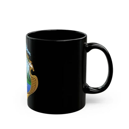 Coat of arms of Costa Rica (1964-1998) - Black Coffee Mug - Go Mug Yourself