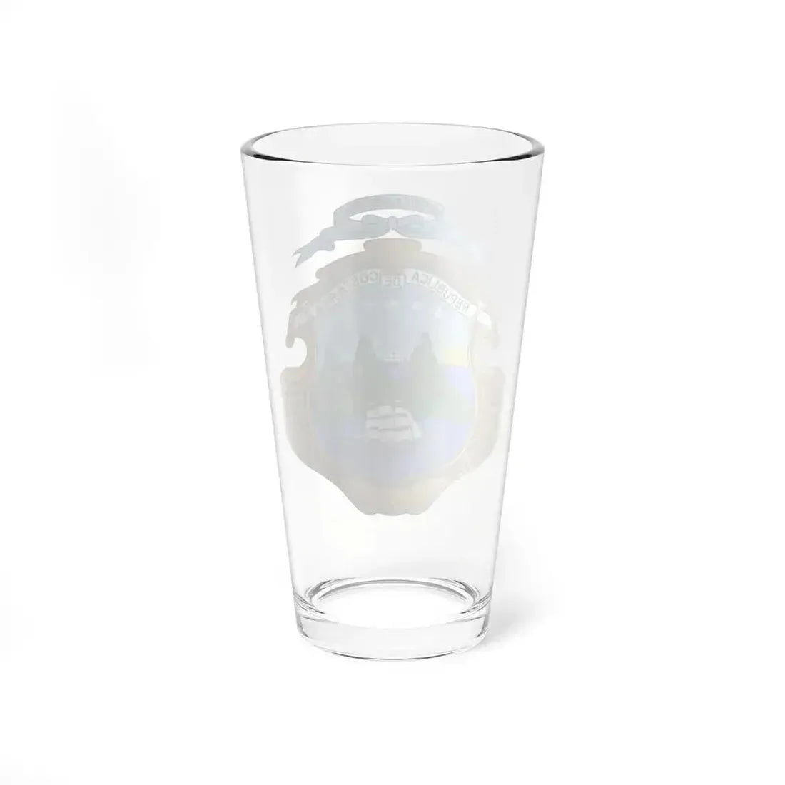 Coat of arms of Costa Rica (1964-1998) - Pint Glass 16oz - Go Mug Yourself