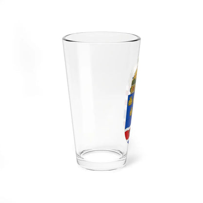 Coat of arms of Croatia 1868-1918 with crown (Croatia) (Coat of Arms) Pint Glass 16oz - Go Mug Yourself