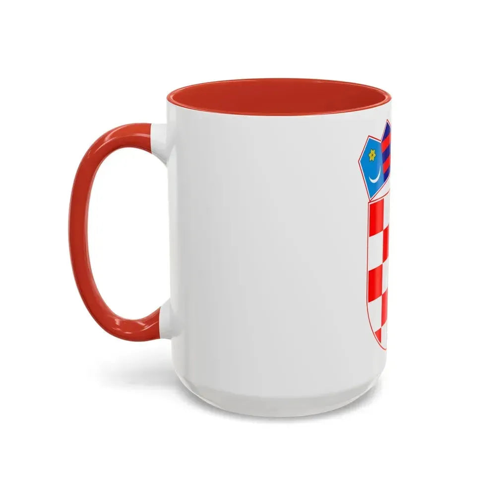 Coat of arms of Croatia - Accent Coffee Mug - Go Mug Yourself