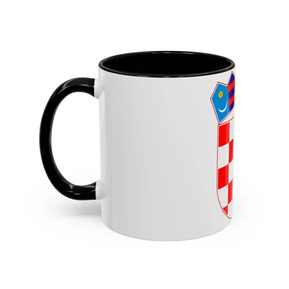 Coat of arms of Croatia - Accent Coffee Mug - Go Mug Yourself