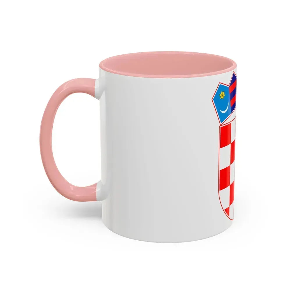 Coat of arms of Croatia - Accent Coffee Mug - Go Mug Yourself