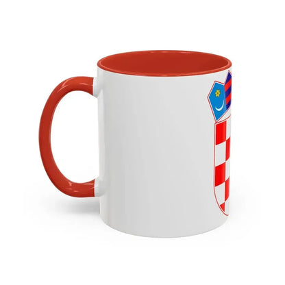 Coat of arms of Croatia - Accent Coffee Mug - Go Mug Yourself