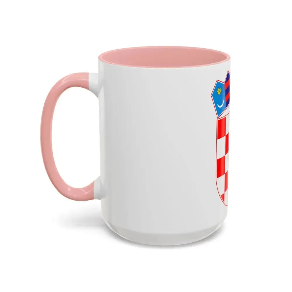Coat of arms of Croatia - Accent Coffee Mug - Go Mug Yourself
