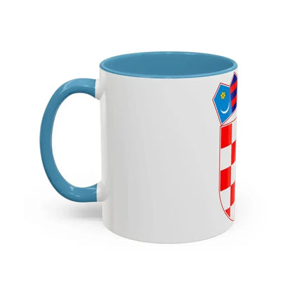 Coat of arms of Croatia - Accent Coffee Mug - Go Mug Yourself