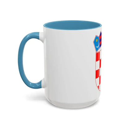 Coat of arms of Croatia - Accent Coffee Mug - Go Mug Yourself