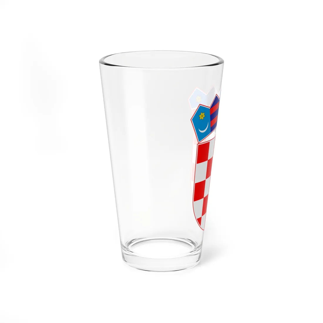Coat of arms of Croatia (Croatia) (Coat of Arms) Pint Glass 16oz - Go Mug Yourself