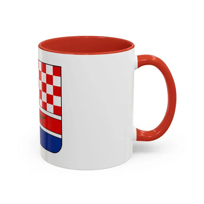 Coat of arms of Croatia (State of Slovenes, Croats and Serbs) - Accent Coffee Mug - Go Mug Yourself