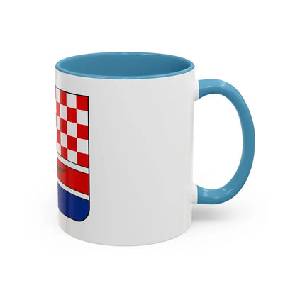 Coat of arms of Croatia (State of Slovenes, Croats and Serbs) - Accent Coffee Mug - Go Mug Yourself
