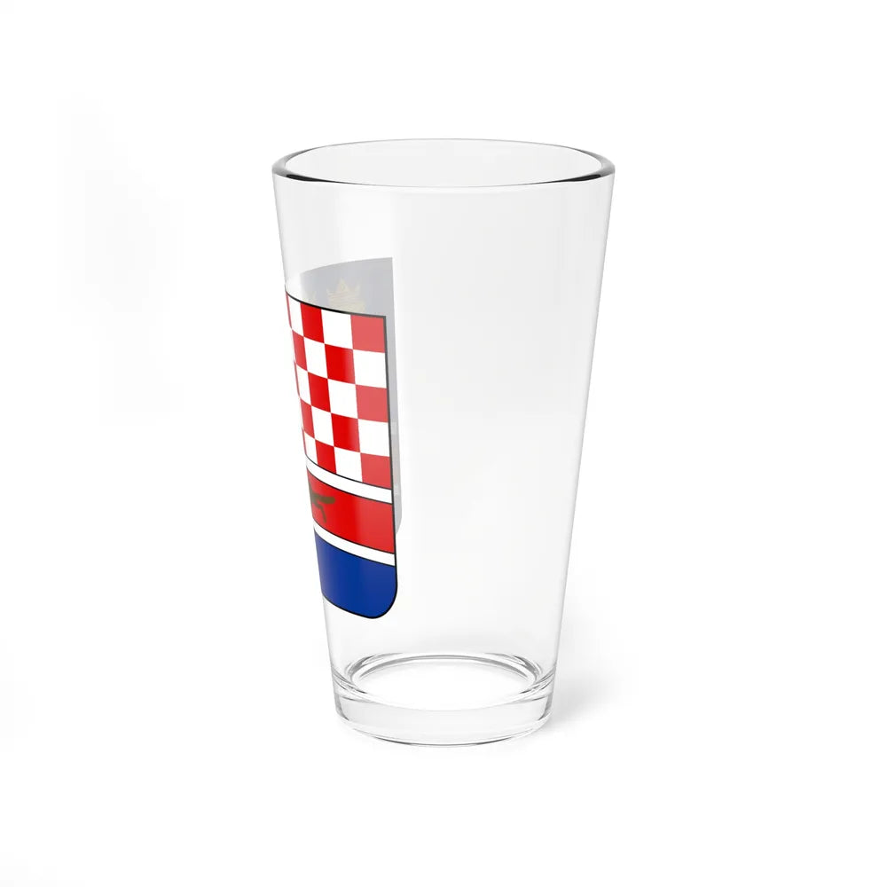 Coat of arms of Croatia (State of Slovenes, Croats and Serbs) - Pint Glass 16oz-Go Mug Yourself