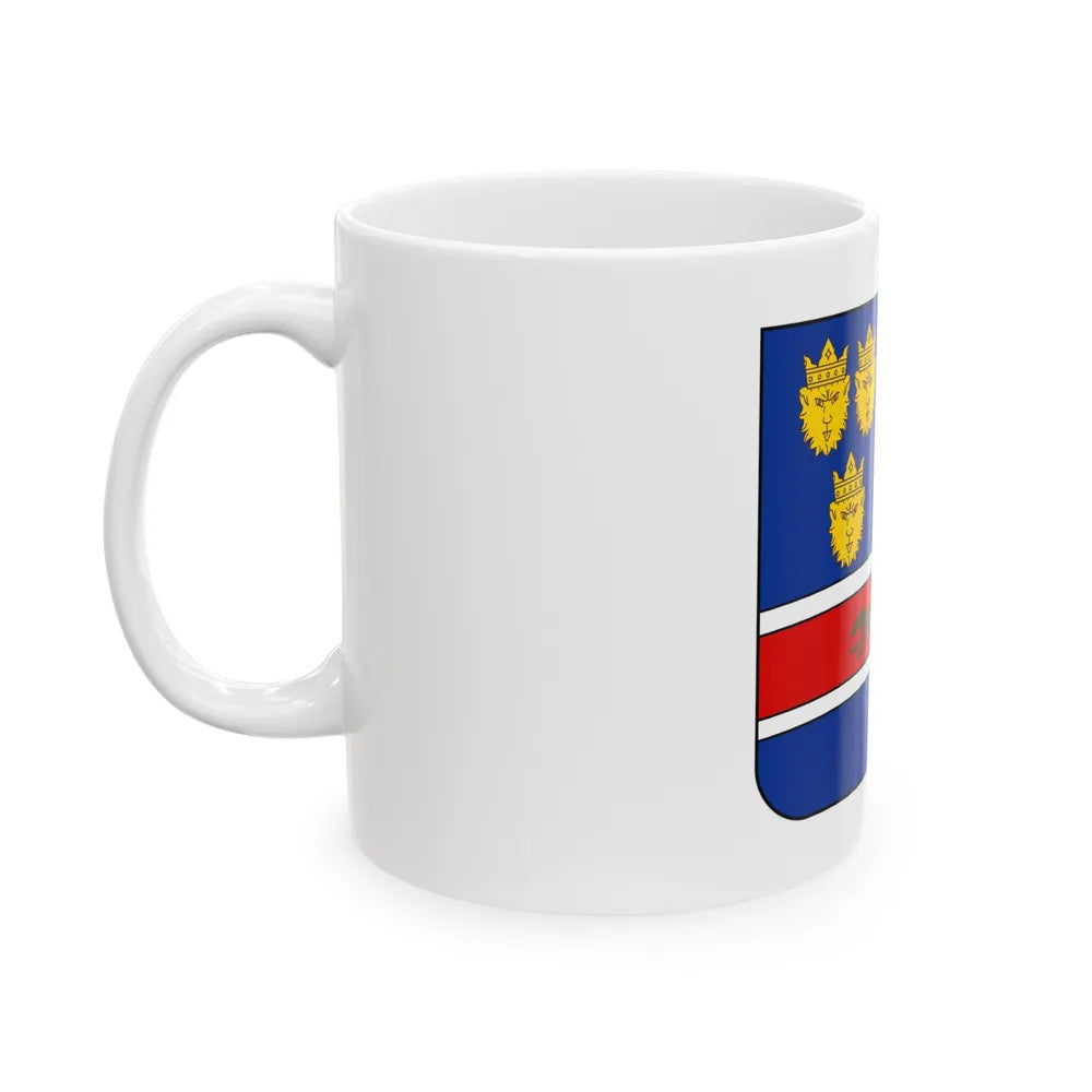 Coat of arms of Croatia (State of Slovenes, Croats and Serbs) - White Coffee Mug-Go Mug Yourself