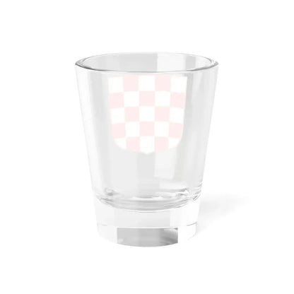 Coat of arms of Croatia (white chequy) - Shot Glass 1.5oz - Go Mug Yourself